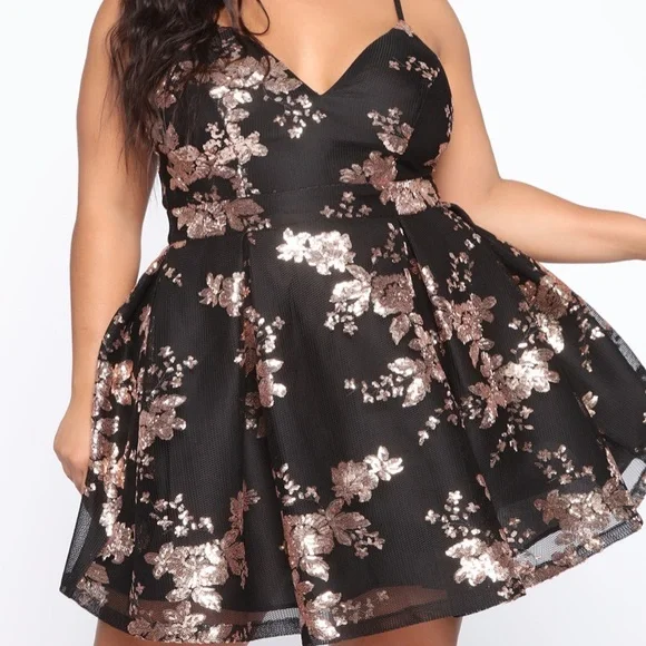 Fashion Nova | Dresses | Farrah Fit And Flare Mini Dress | Poshmark